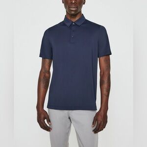 New! AG Jeans The Bryce Short Sleeve Polo in Deep Navy - Size Small